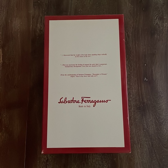 Salvatore Ferragamo Vintage Delirio Black Calf Leather Lace Up Dress Shoes 7 1/2 - Picture 15 of 16